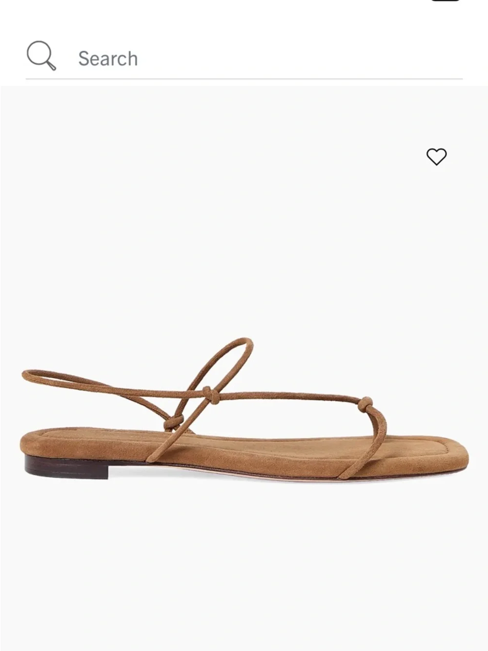 Loeffler Randall Strappy Suede Sandals in Cacao Brown - Picture 2 of 4